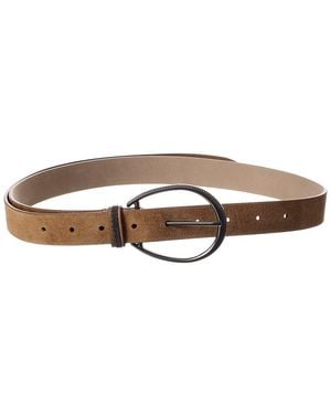 Brunello Cucinelli Suede Belt - Brown