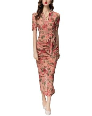 Lanelle Midi Dress - Red