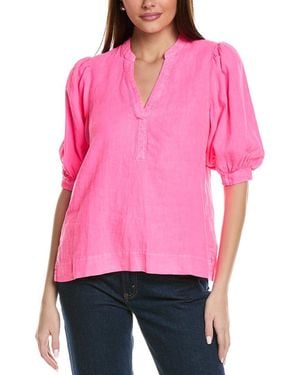 Lilly Pulitzer Mialeigh Linen Top - Pink
