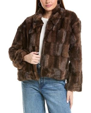 Bardot Sylvie Zip Jacket - Brown