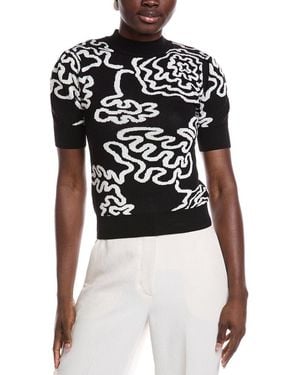 Gracia Mock Neck Jumper - Black