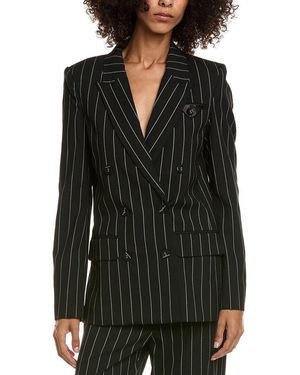 Bardot Sloane Pinstripe Blazer - Black