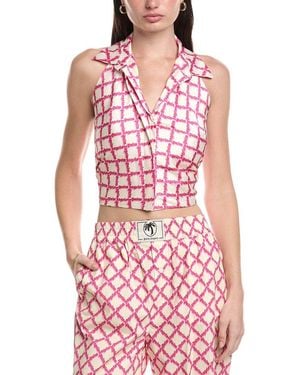 Palm Angels Printed Top - Red