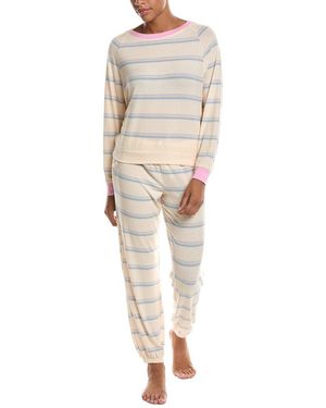 Honeydew Intimates 2Pc Star Seeker Brushed Jersey Lounge Set - Natural