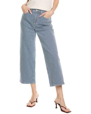 Madewell The Perfect Vintage Railroad Wide Leg Crop Jean - Blue
