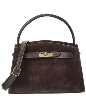 Isabella Rossetti Structured Daisy Tote - Black