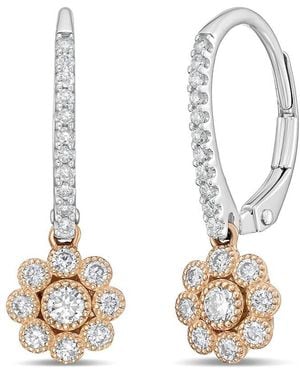 John DiGangi 14K 0.50 Ct. Tw. Diamond Earrings - Metallic