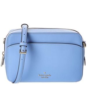 Kate Spade Lauryn Leather Camera Bag - Blue