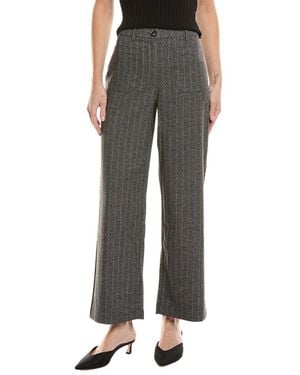Vince Camuto Cropped Front Pocket Pant - Gray