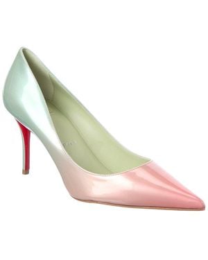 Christian Louboutin Miss Z 80 Leather Pump - Green