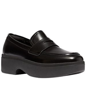 Fitflop Leather Loafer - Black