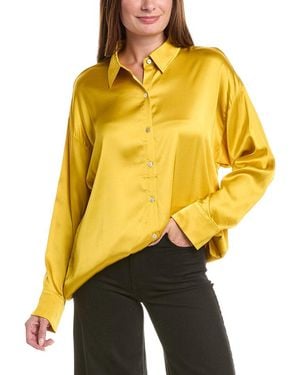 Chaser Brand Silky Blouse - Yellow
