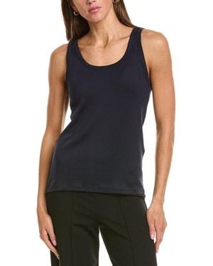 Eileen Fisher Scoop Neck Slim Tank - Blue