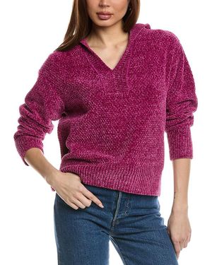 Tommy Bahama Island Luna Chenille Hoodie - Red
