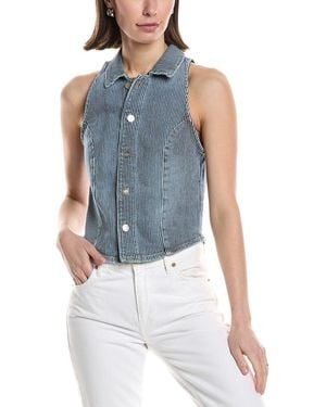 Hudson Jeans Halter Vest - Blue