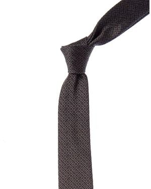 Givenchy All Over 4G Jacquard Silk Tie - Black