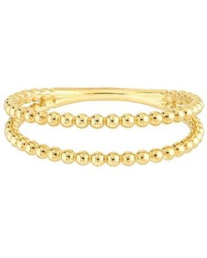HAWLEY ST 14K Bead Ring - White