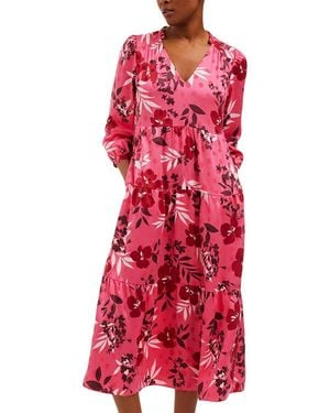 Draper James Katie Midi Dress - Red