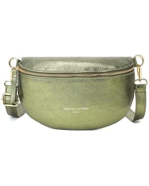 Tiffany & Fred Paris Soft Leather Fanny-Pack - Green