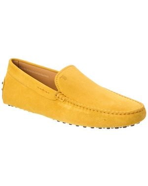 Tod's Suede Loafer - Yellow