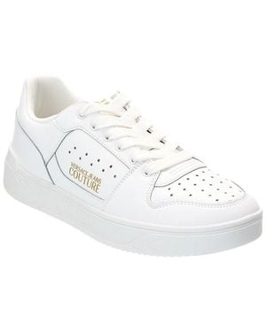 Versace Jeans Couture Leather Sneaker - White
