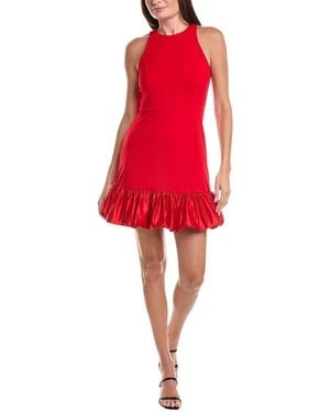 Laundry by Shelli Segal Bubble Hem Dress - Red