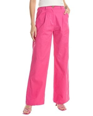 HL Affair Pleated Pant - Pink