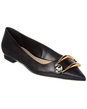 Alexandre Birman Harper Leather Flat - Black