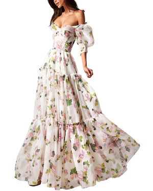 MIRA RICHI Maxi Dress - Natural