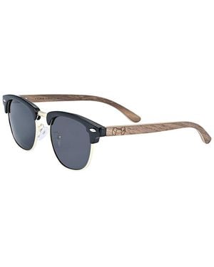Earth Wood Marokopa 50Mm Polarized Sunglasses - Blue
