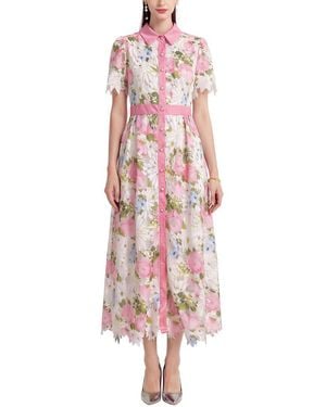 DZA Midi Dress - Pink