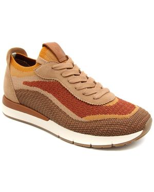 Gentle Souls Juno Leather Trainer - Brown
