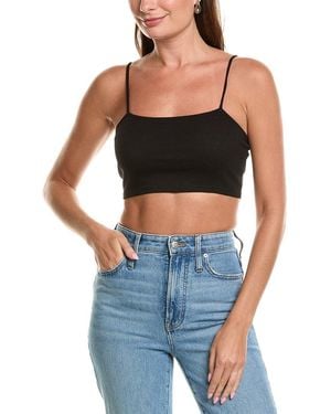 Project Social T Floating Rib Cropped Tank - Blue