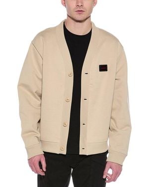 BOSS V-Neck Cardigan - Natural