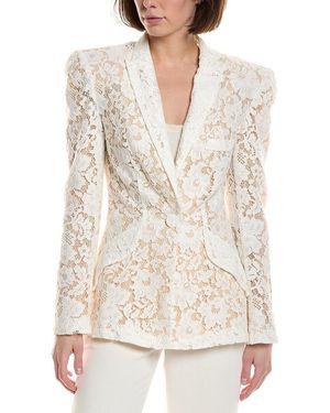 Sans Faff Kensington Lace Blazer - White