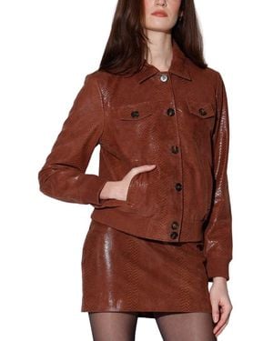 Walter Baker Lucy Suede Jacket - Red