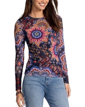 Johnny Was Natalie T-Shirt - Red