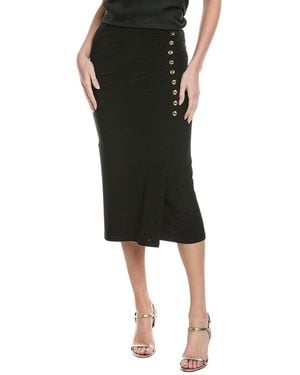 Joseph Ribkoff Solid Midi Skirt - Black