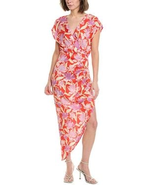 Astr Rialto Midi Dress - Red