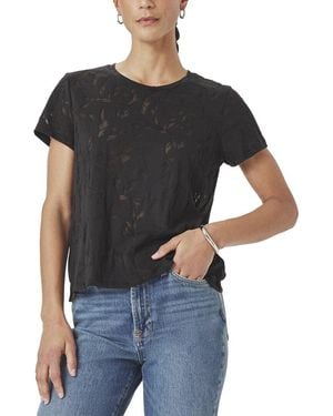 Splendid Air Burnout T-Shirt - Black