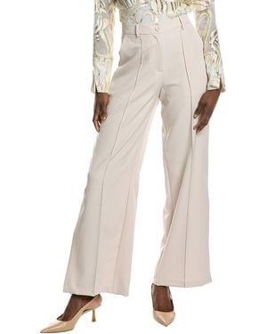 Parker Side Slit Pant - Natural