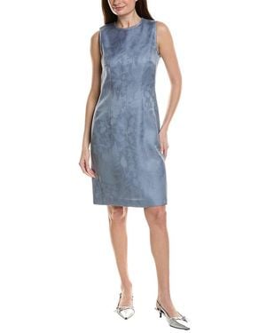 Lafayette 148 New York Harpson Silk Dress - Blue