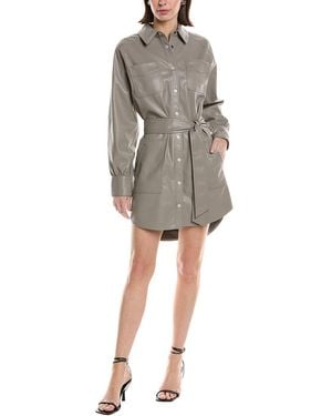 Hudson Jeans Oversized Shirtdress - Grey