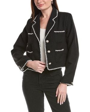 Ellen Tracy Braided Blazer - Black
