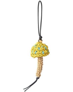 Loewe Mushroom Cord Charm - Metallic