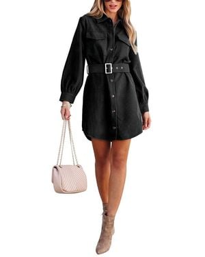 CAMILA BLANCO Mini Dress - Black