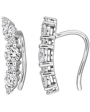 Created Forever 0.36 Ct. Tw. Lab-Grown Diamond Climber Earrings - White