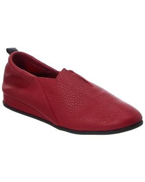 Arche Piako Leather Flat - Red
