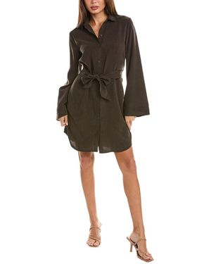 Bella Dahl Mini Shirt Dress - Black