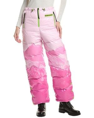 Khrisjoy Ski Mountain Monte Puffer Down Pant - Pink